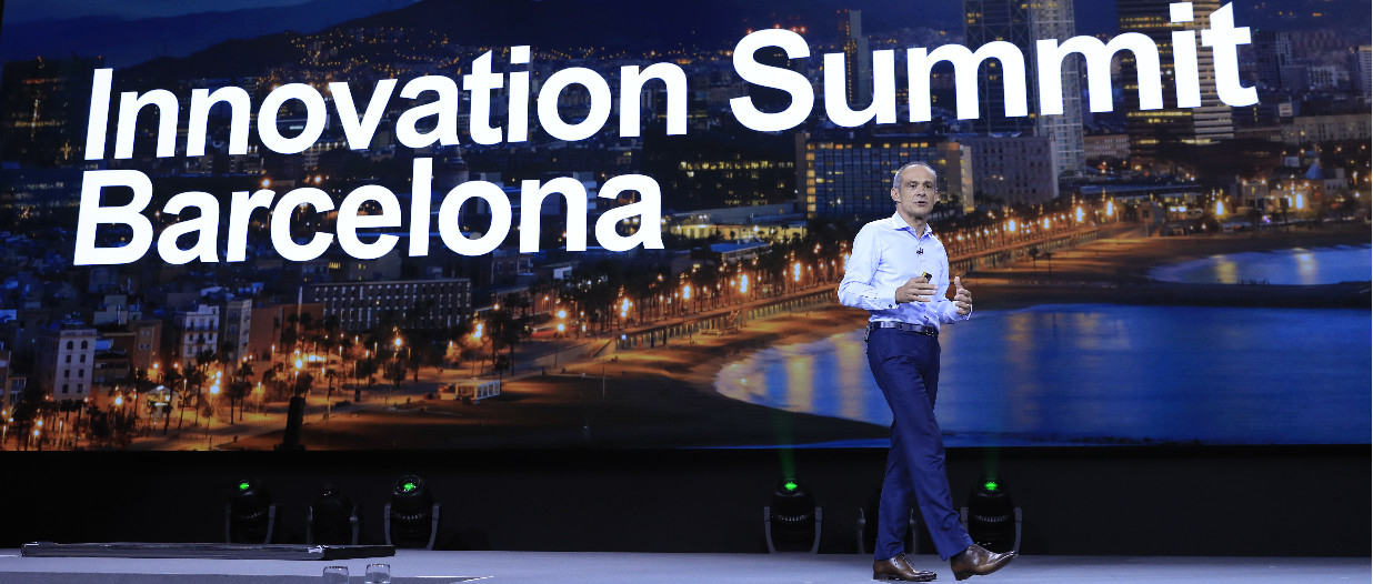 Jean-Pascal Tricoire, Presidente e CEO di Schneider Electric, al Barcelona Innovation Summit