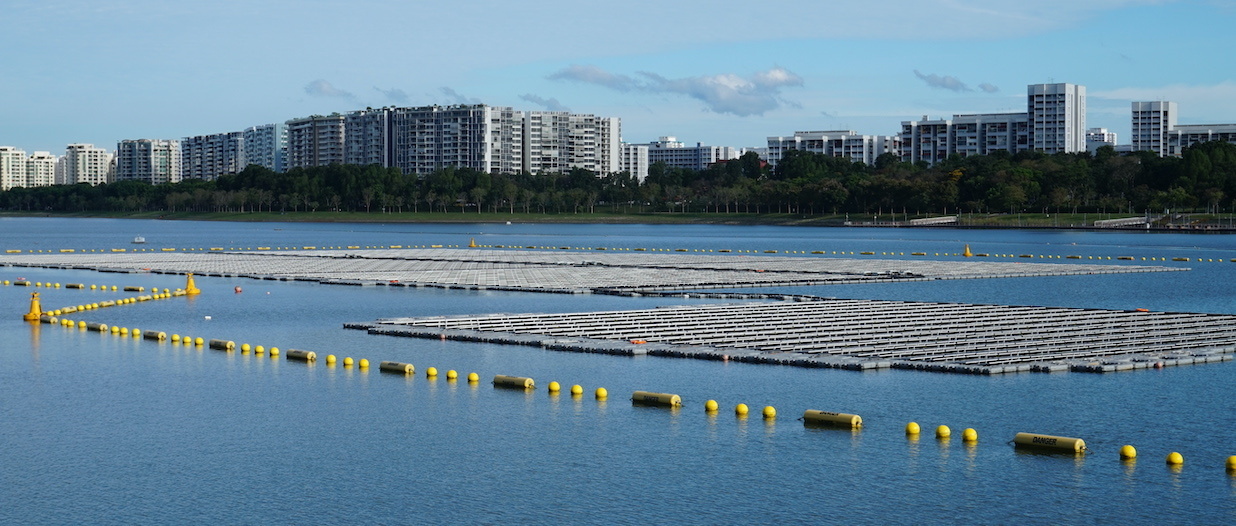 Impianto fotovoltaico galleggiante con inverter FIMER