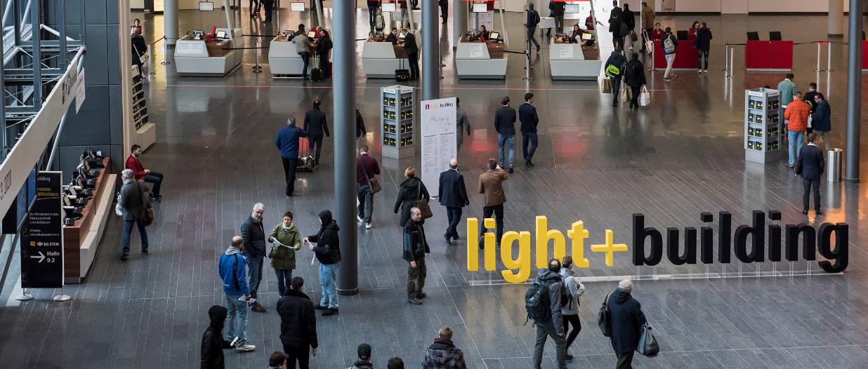 Light+Building 2020 riunisce – a Francoforte dall’8 al 13 marzo 2020 - l’illuminazione e le soluzioni per l’automazione degli edifici