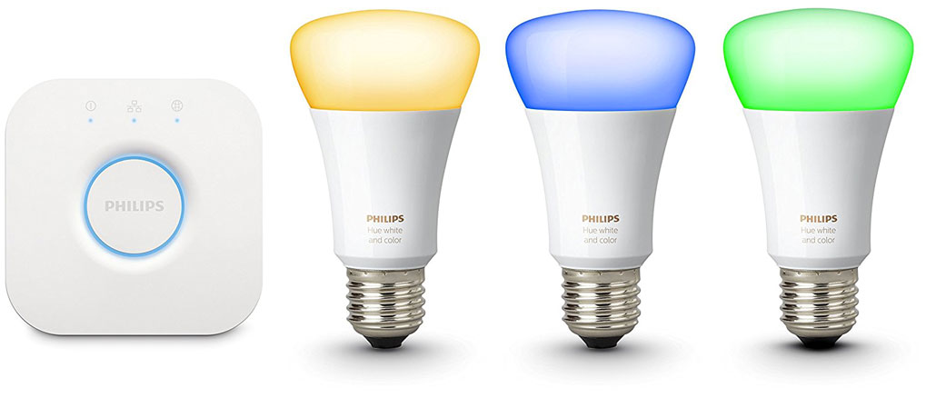 Philips Hue Starter kit: in offerta con Bridge e 3 lampadine smart