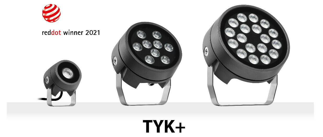 Proiettori TYK + di Performance in Lighting