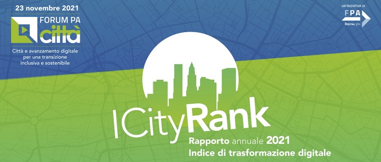 ICity Rank 2021: la digitalizzazione delle città italiane