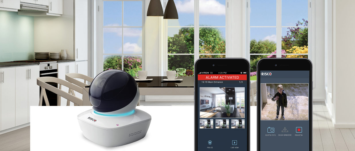 Smart home video verifica live con VUpoint