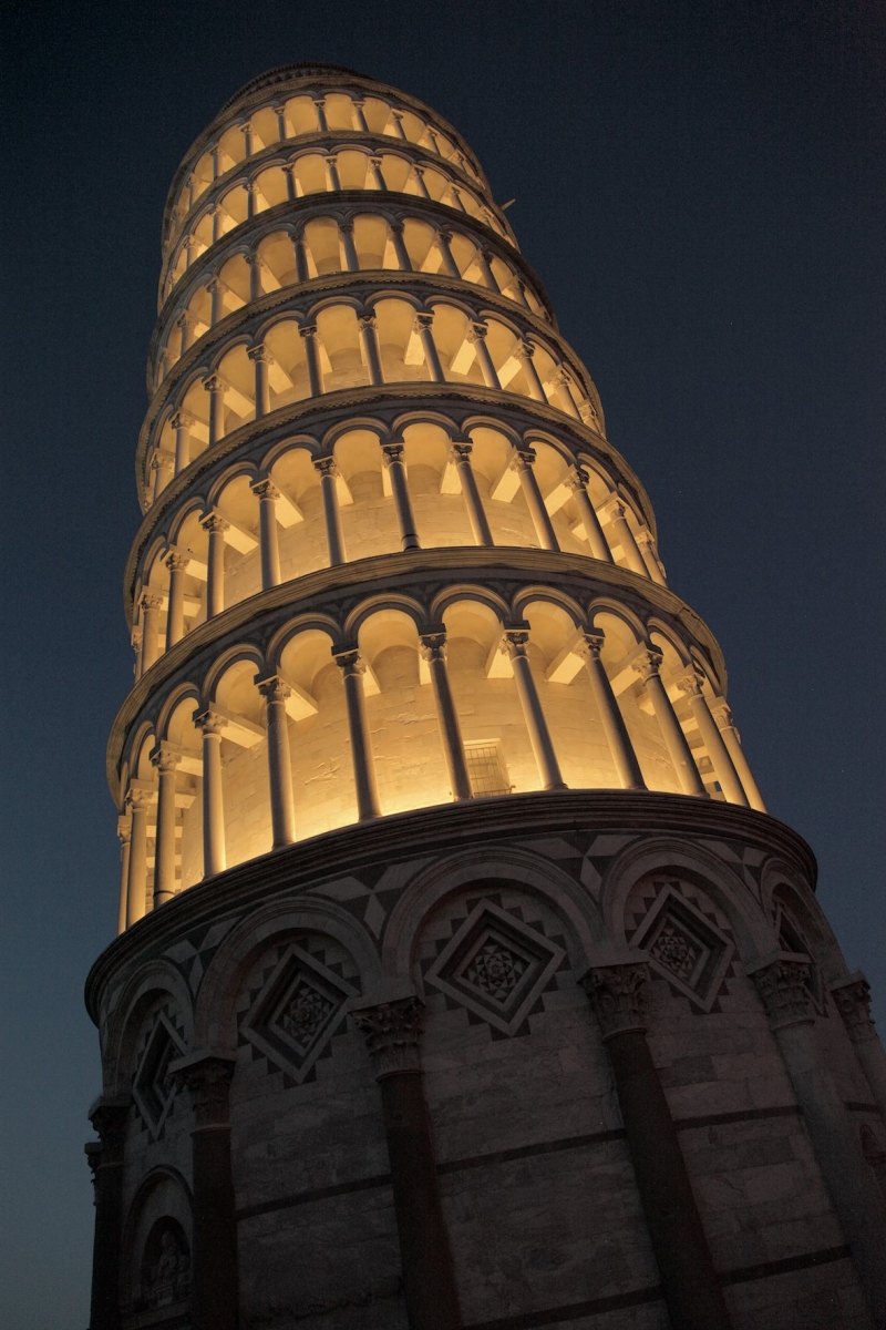 Torre di Pisa - illuminazione Targetti