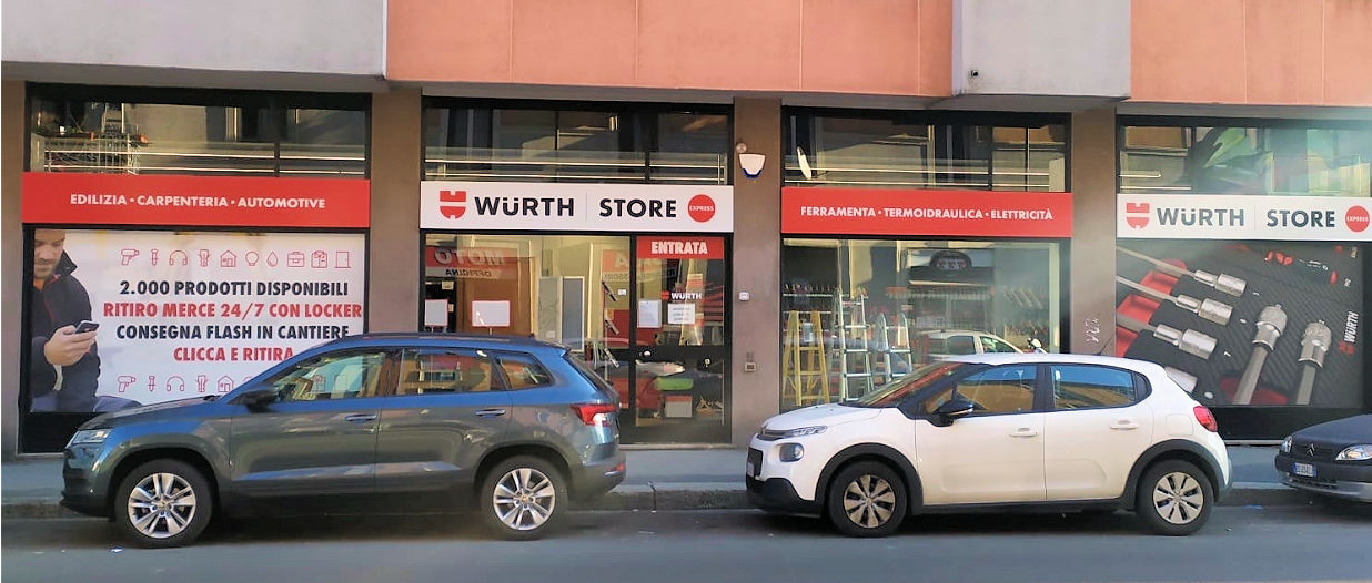 A Milano, in viale Padova, apre il primo Würth Store Express,