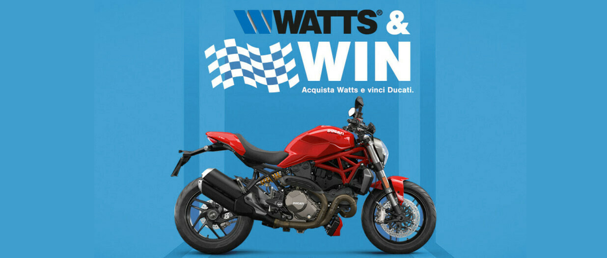 Concorso Watts & Win: acquista Watts e Vinci Ducati!