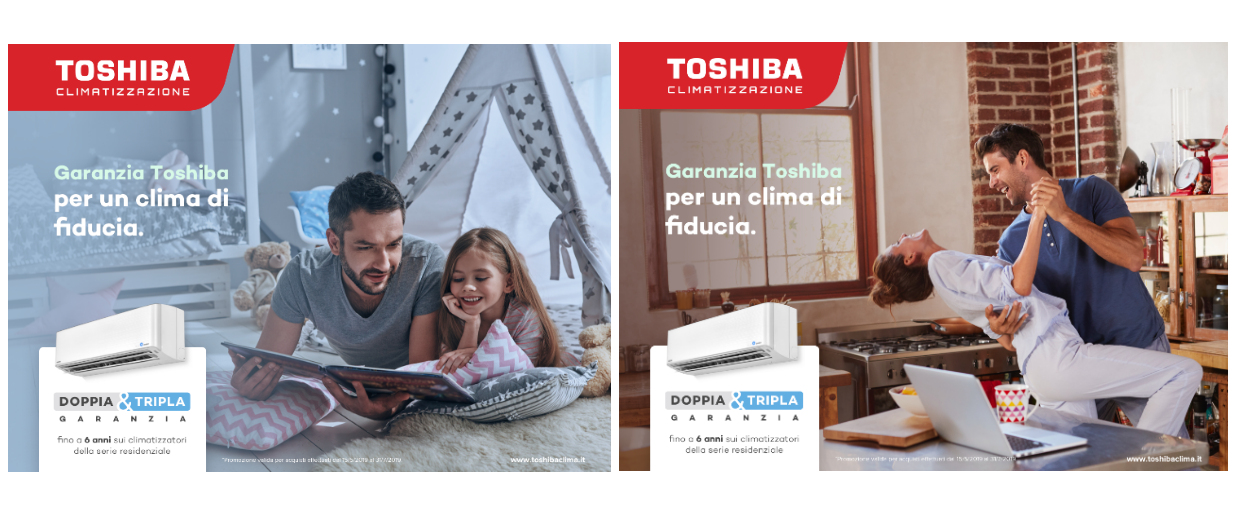 promozione climatizzatori doppia e tripla garanzia Toshiba