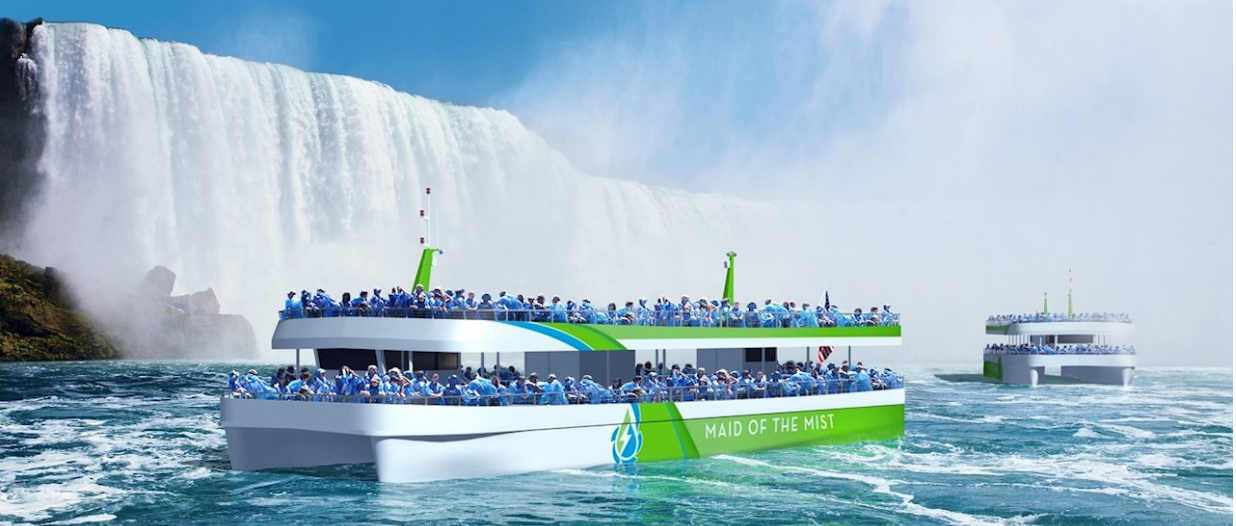 navi elettriche Cascate del Niagara