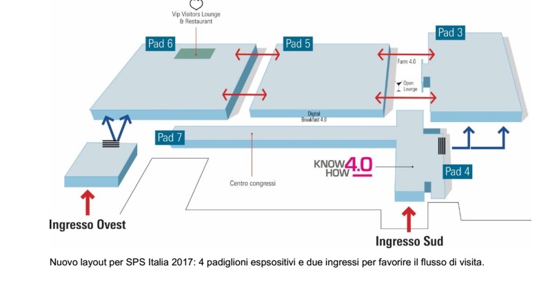 planimetria SPS IPC Drives Italia 2017