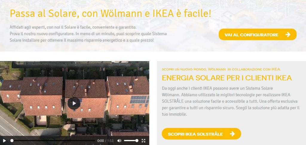 Ikea nel fotovoltaico con un partner per installazione