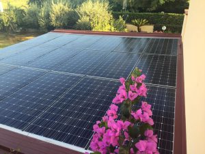 Impianto fotovoltaico a tetto con moduli Panasonic Solar