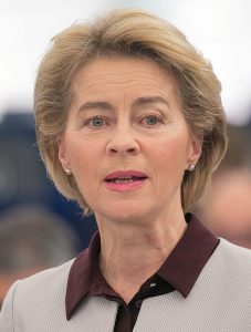 La presidente della Commissione europea Ursula von der Leyen