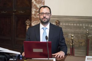 Il Ministro dello Sviluppo Economico, Stefano Patuanelli