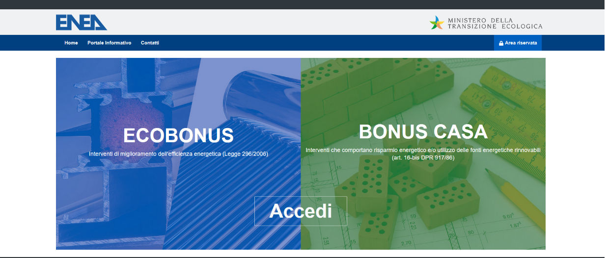 operativo il nuovo portale bonusfiscali.enea.it