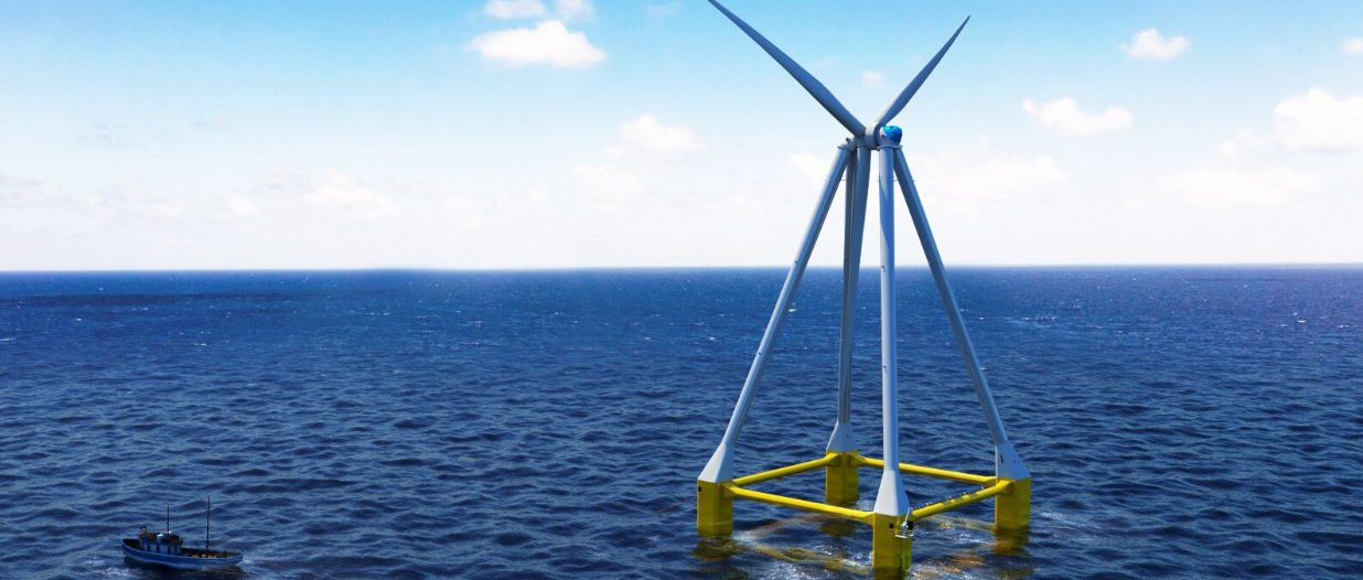 Una nuova generazione di turbine eoliche per i parchi offshore galleggianti