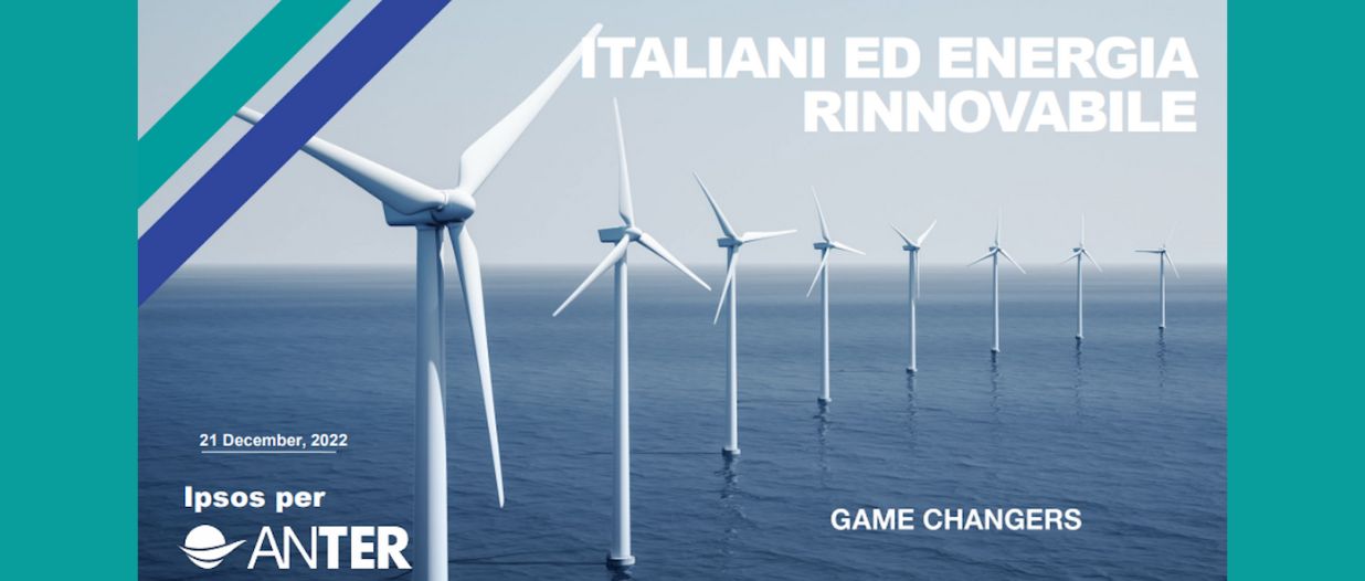 Indagine Italiani ed Energia Rinnovabile di Ipsos e Anter