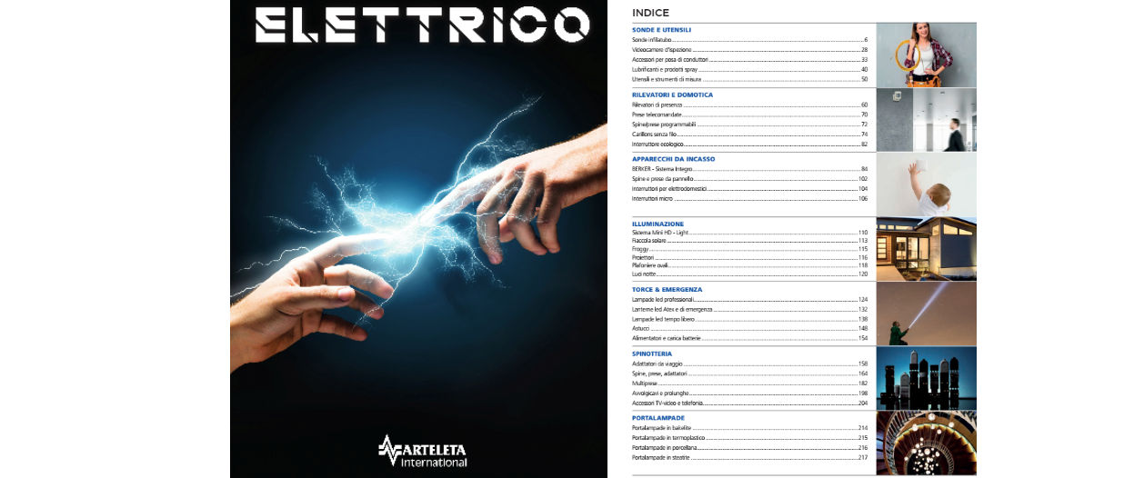 Nuovo catalogo Elettrico di Arteleta