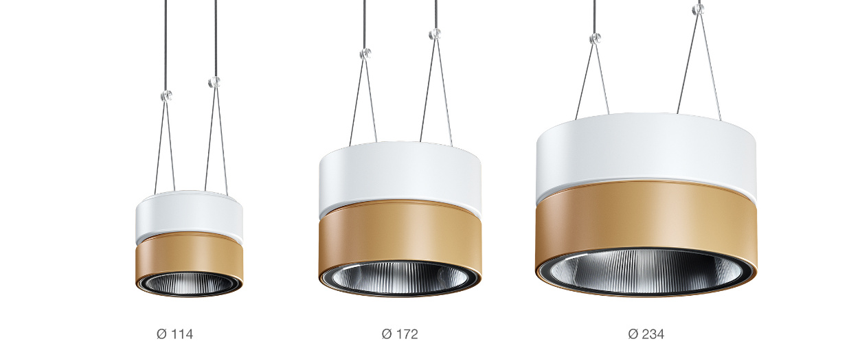 BeTwo – design di Alfonso Femia - è una lampada minimale a sospensione e superficie