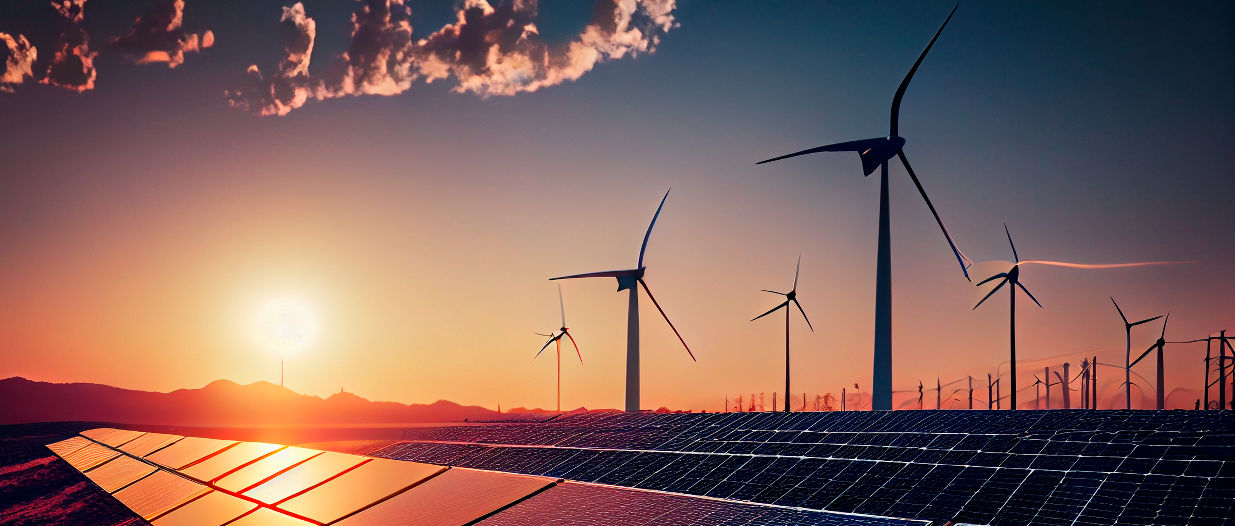La produzione energetica green con eolico e fotovoltaico per la transizione energetica