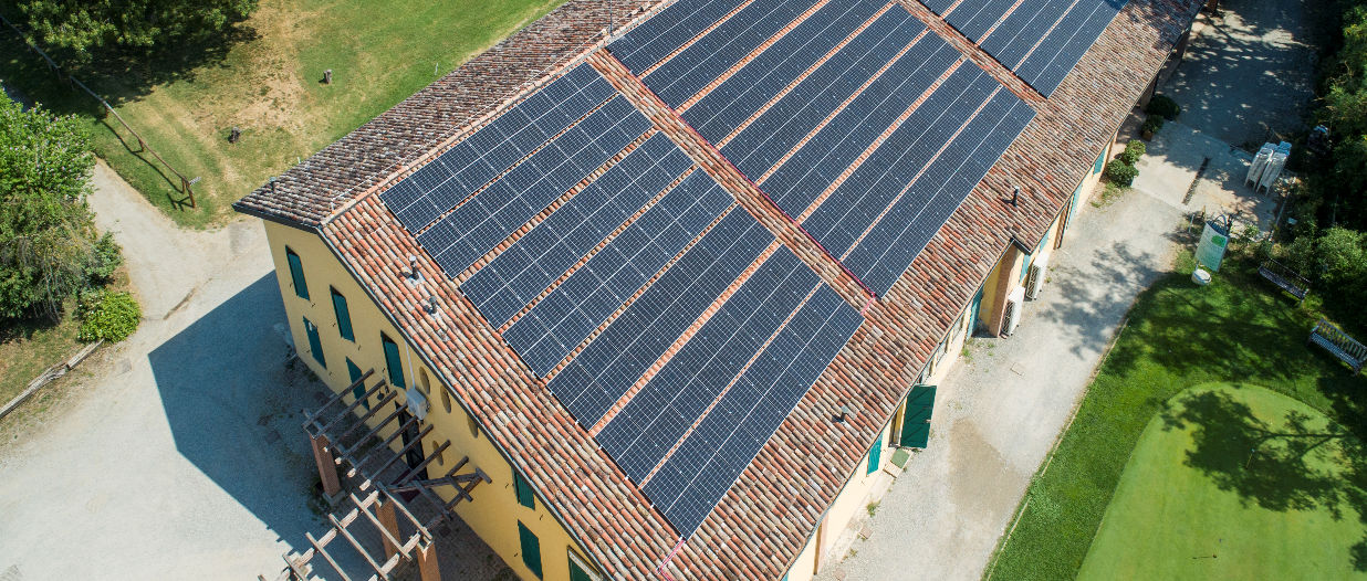 Impianto fotovoltaico presso il Matilde Golf Club