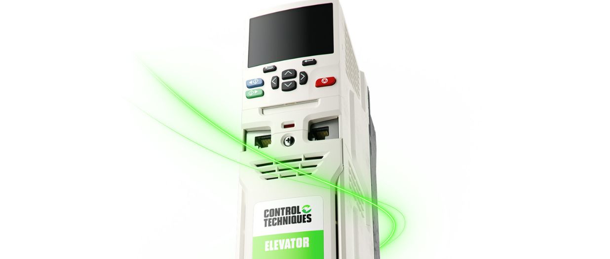 Azionamento E300 Control Techniques ascensori