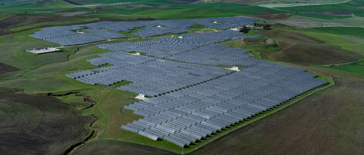 impianto fotovoltaico Solecaldo di Edison in Sicilia