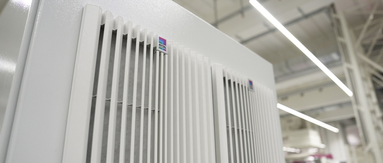 Ventilatori filtro Blue e+ per armadi elettrici