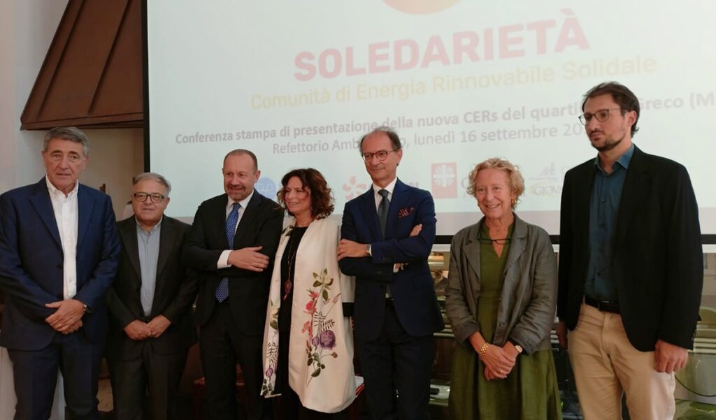 I promotori di SOLEdarietà, la Comunità di energia rinnovabile e solidale 